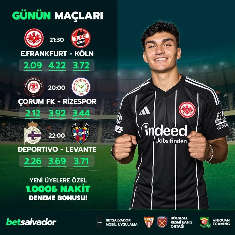 Betsalvador Telegram: ⚽️ İşte Betsalvador'da Günün Kombinesi! ⚽️ 🏆 Spor Bahisleri için Çevrimsiz %20…