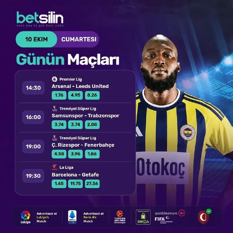 Betsilin Telegram: ⚡️ BETSİLİN'DE KAZANÇ DOLU BİR HAFTASONU BÜLTENİ SİZLERİ BEKLİYOR! ⚡️ 📅 10 EKİM…