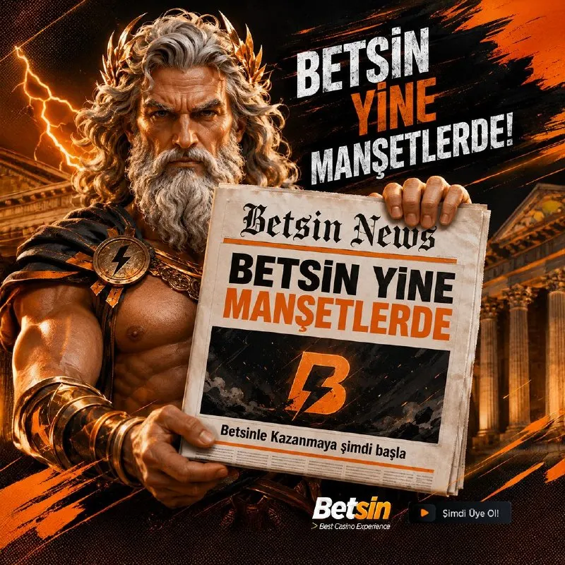 Betsin Telegram: 📰 Betsin yine manşetlerde! 🤩 Kazanç fırsatları, popüler oyunlar ve ayrıcalıklı…