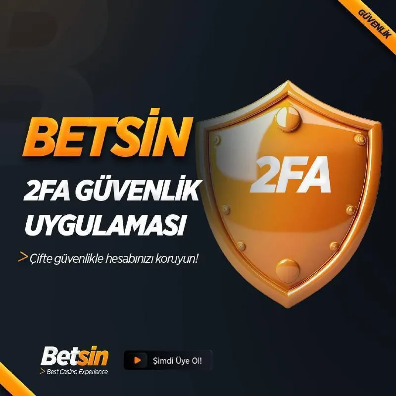 Betsin Telegram: 🔐 Betsin’de 2FA Güvenlik Uygulaması ile hesabını koruma altına al! 🤩 Çifte…