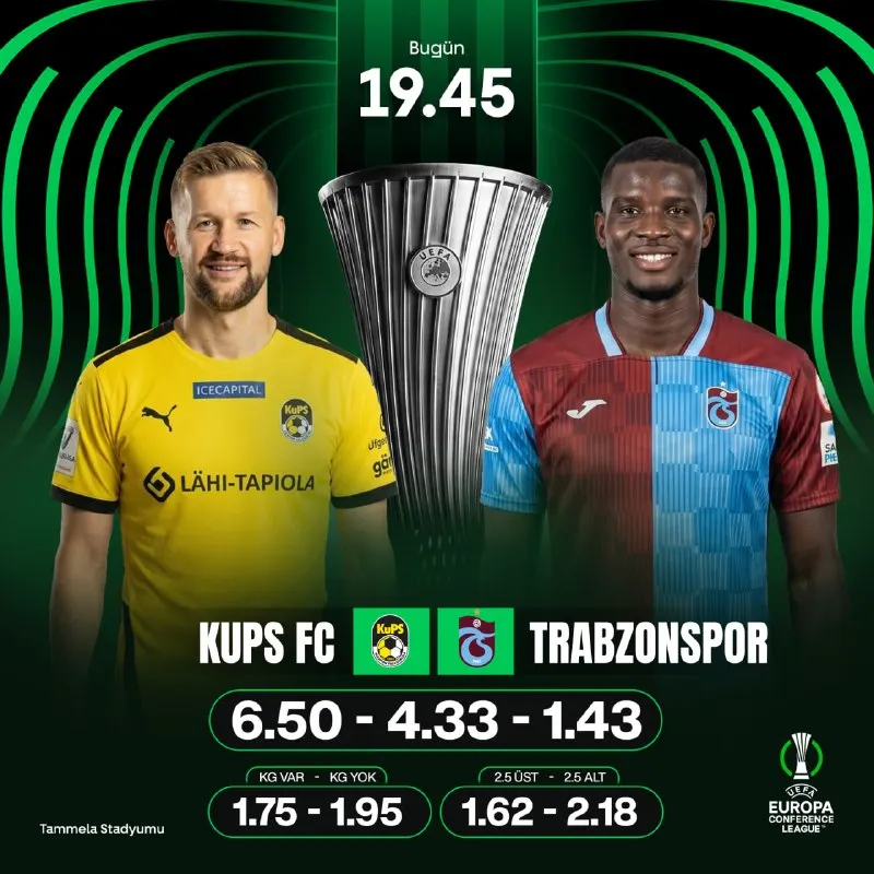 Betsmove Telegram: 🇫🇮 KuPS 🆚 Trabzonspor🇹🇷 🔥 EN YÜKSEK ORANLAR! 🔥 EN YÜKSEK LİMİTLER! 🔥 KONFERANS…