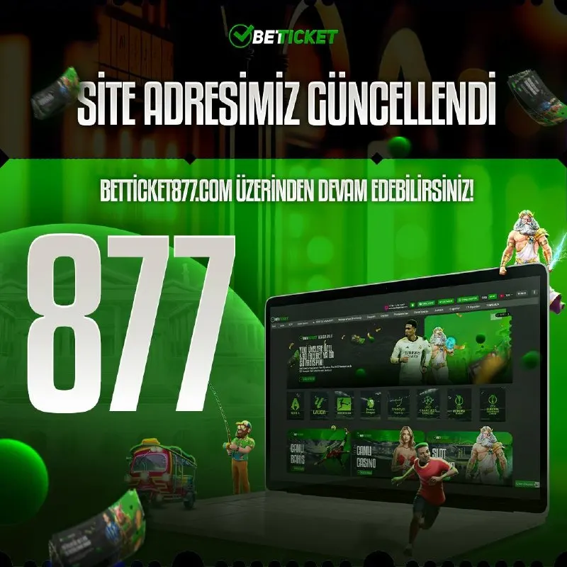 Betticket Telegram: ✅ Site adresimiz güncellendi! ✅ Bize artık 877betticket.com üzerinden erişim…