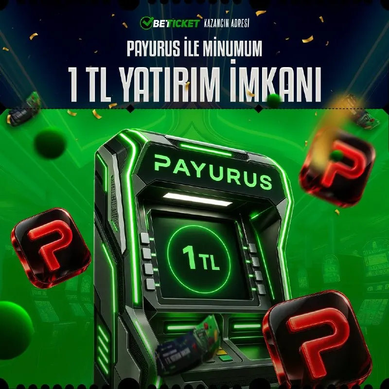Betticket Telegram: 📢 Betticket’da Yatırımlarının Sınırını Sen Belirle ! 🏆 PayUrus ile Minimum 1₺…