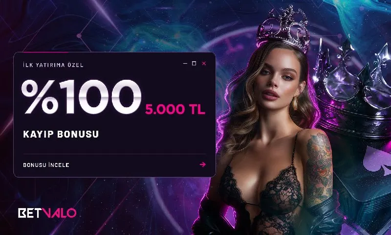 Betvalo Telegram: 💯 İlk yatırımına özel %100 Kayıp Bonusu fırsatı! Kaybetsen bile avantaj sende…