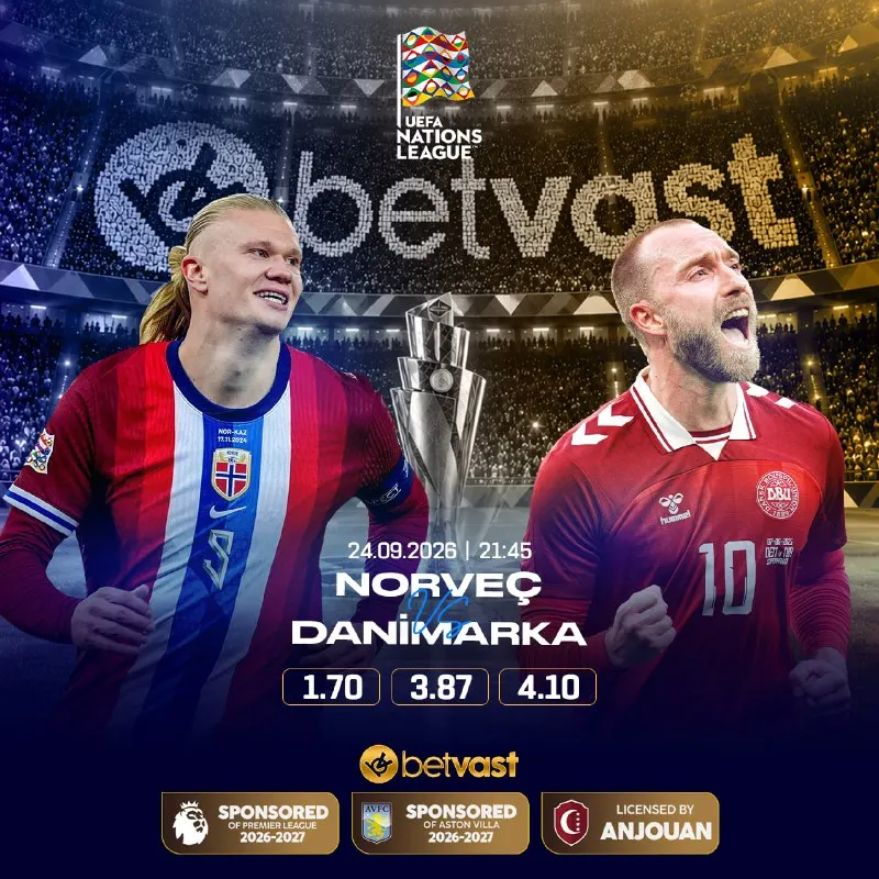 Betvast Telegram: 🇳🇴🤩🤩🤩🤩🤩🤩 🆚 🇩🇰🤩🤩🤩🤩🤩🤩🤩 ⬛️Sosyal medyada bizi takip et! 🟠📱 Twitter 🟠📱 Instagram ✔️…