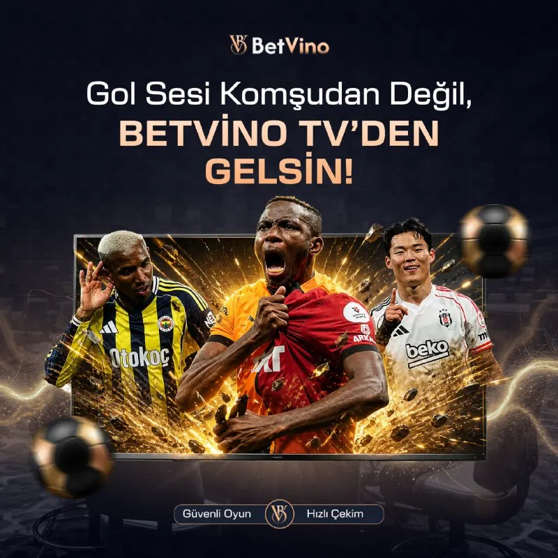 Betvino Telegram: 😋 Gol sesi Komşudan değil, BetvinoTV'den gelsin! ❤️ Maçın keyfini bizimle…