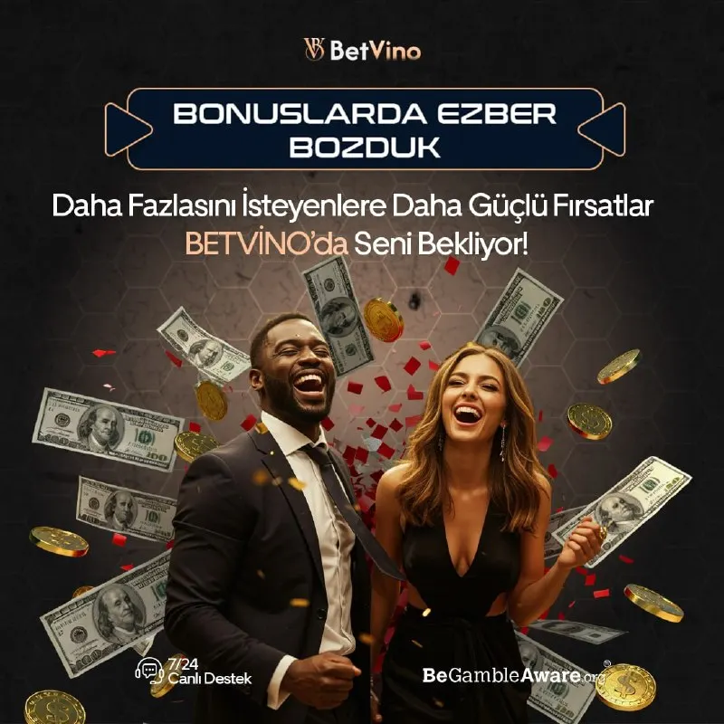 Betvino Telegram: ✨ Betvino'da Bonuslarda EZBER bozduk! 💰 BetVino’da standartların ötesine…