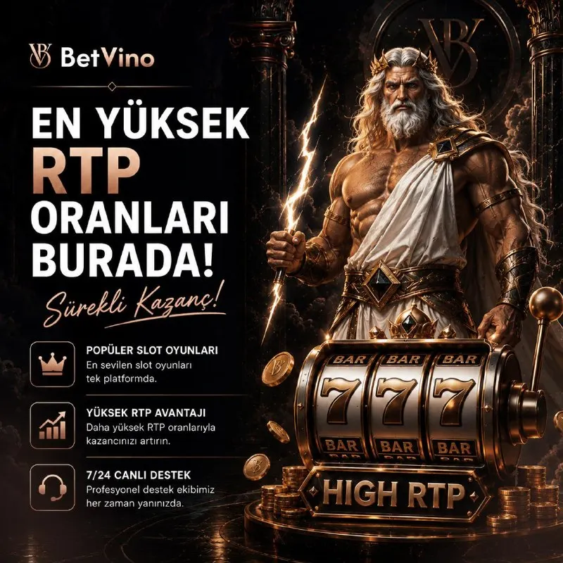 Betvino Telegram: 💸 Sürekli kazanç hedefleyenlere BetVino’dan güçlü bir avantaj: en yüksek RTP…