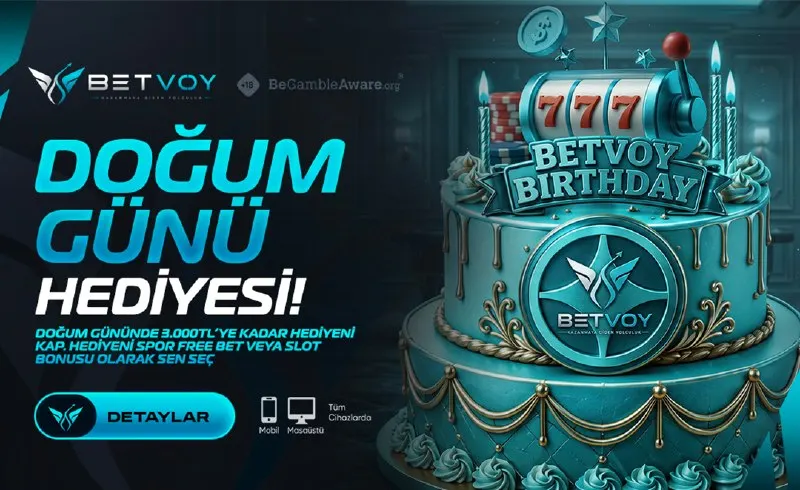 Betvoy Telegram: 🎂 BETVOY DOĞUM GÜNÜ HEDİYESİ 🎰 Doğum günün Betvoy’da kutlanır! Hediyeni Spor…