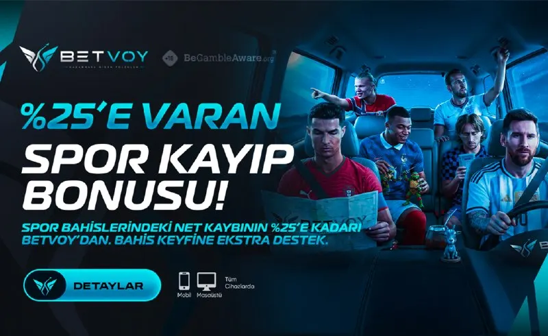 Betvoy Telegram: ⚽ 🛍%2️⃣5️⃣’E VARAN SPOR KAYIP BONUSU 📉 Son 24 saatteki net spor bahis kaybının…