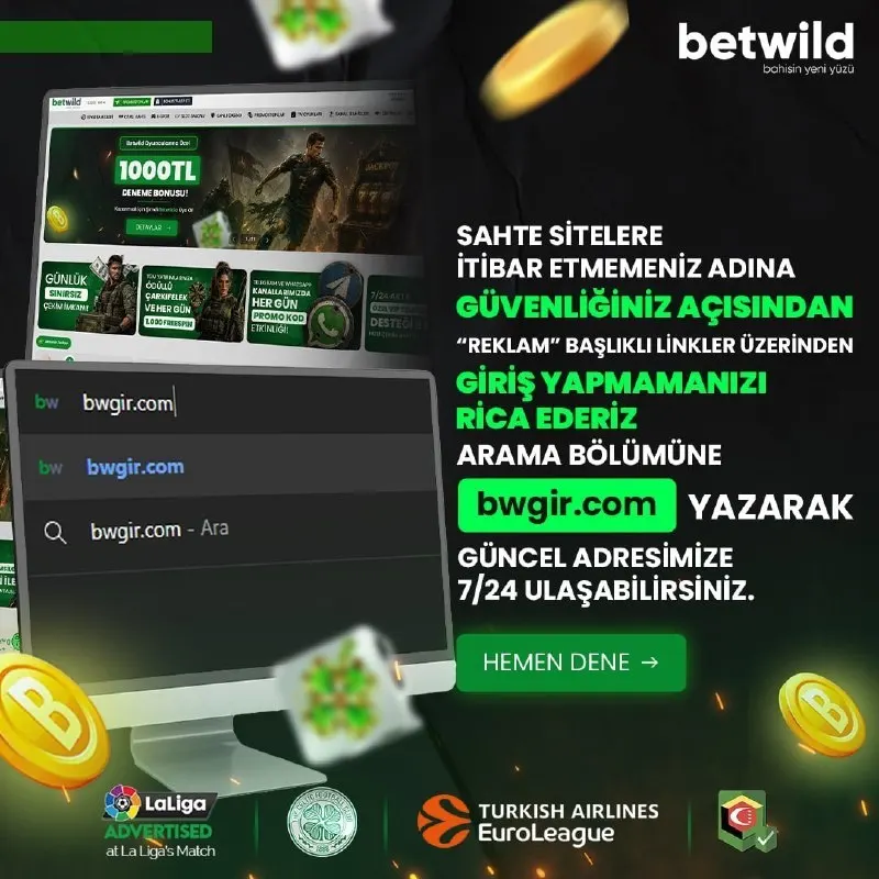 Betwild Telegram: 😛😚😋😋😋🤓❗️ 😛😚😋😋😋🤓❗️ ➡️ADIMIZA AÇILAN SAHTE SİTELERE DİKKAT EDİNİZ! ⚠️ SİZLERİN…