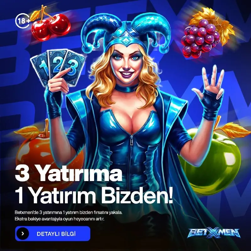 Betxmen Telegram: 🌟3 YATIRIMINA 1 YATIRIM BİZDEN! ⭐️3 Adım Senden, Bonus Desteği Bizden! 🔵Bu…