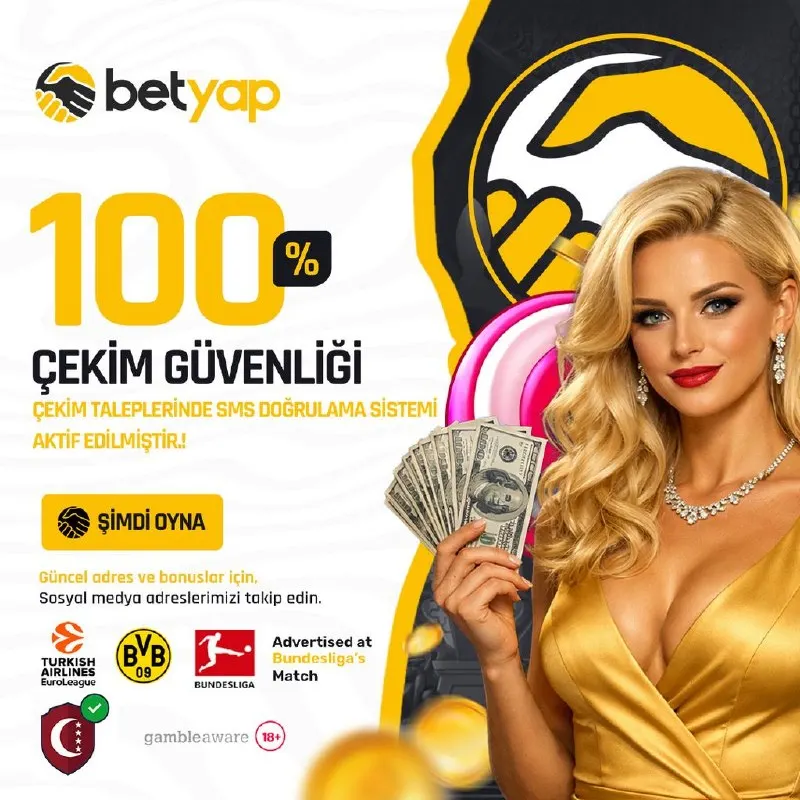 Betyap Telegram: 💸✨BETYAP KAZANÇTA GÜVENİN ADRESİ! ✨💸 %100 ÇEKİM GÜVENLİĞİ ile paran her zaman…