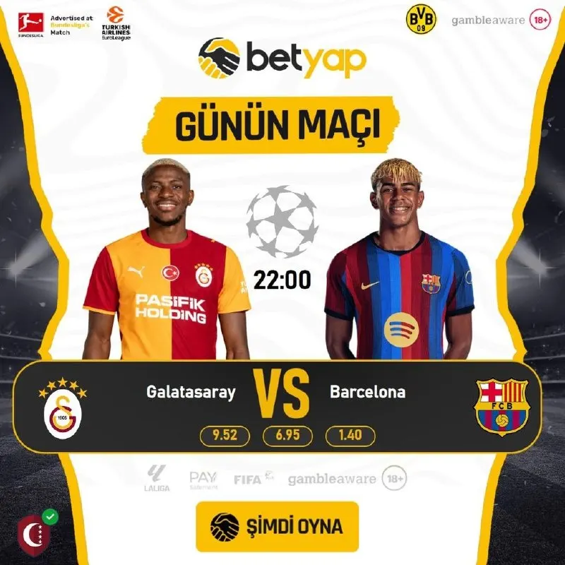 Betyap Telegram: 🎯 ŞAMPİYONLAR LİGİNDE ASLANIN GECESİ BETYAP'TA BAŞLIYOR! 🏆 UEFA Şampiyonlar…