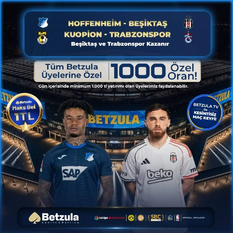 Betzula Telegram: ⚽️ Beşiktaş Maçına Yakışır Dev Oran Sahada : 😀😀😀😀 🆒 ÖZEL ORAN 📺 ZULA TV…
