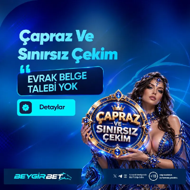 Beygirbet Telegram: 🐴 BEYGİRBET’TE ÇEKİM ÖZGÜRLÜĞÜ ! 💸 Çapraz ve sınırsız çekim imkânıyla…