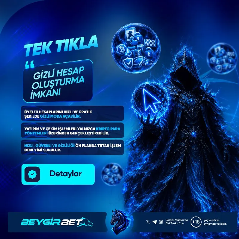 Beygirbet Telegram: 🐴 BEYGİRBET'TE ANONİM ÜYELİK DÖNEMİ BAŞLADI! 🔵 Gizliliğini ön planda tut…