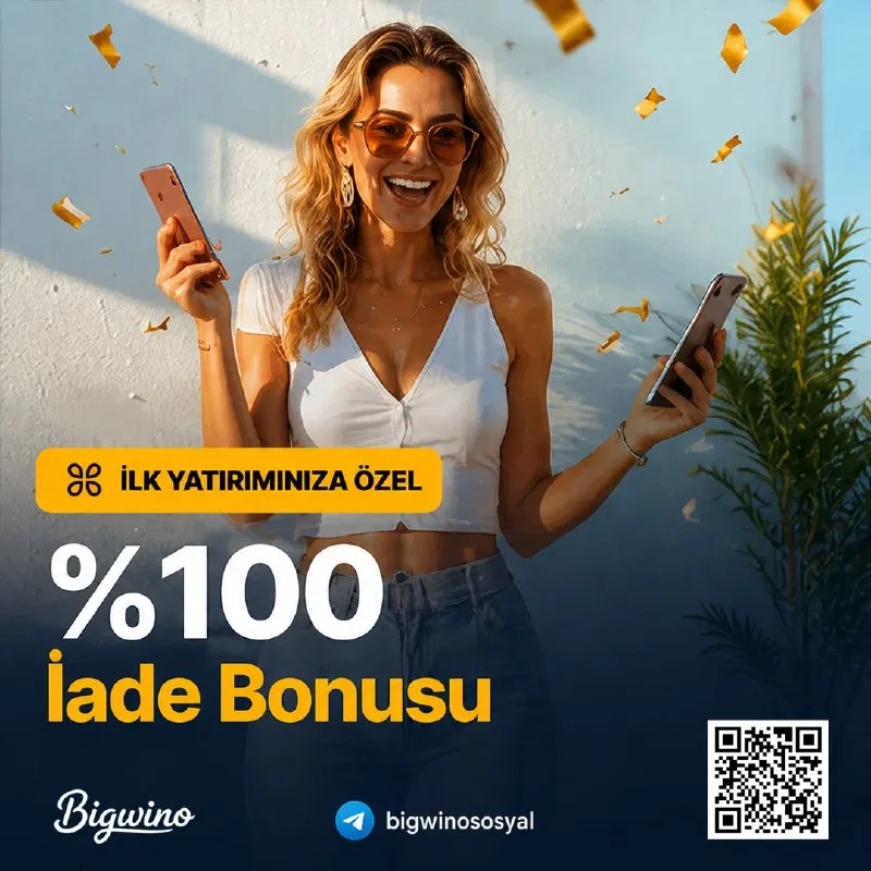 Bigwino Telegram: 😄 İlk Yatırımına Özel %100 İade Fırsatı Seni Bekliyor! 🎁 Bigwino'ya ilk…