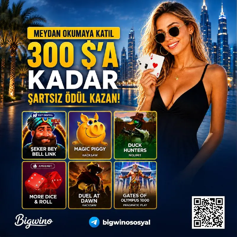 Bigwino Telegram: ⚔️ Meydan Okumaya Var Mısın? 🤑 ''Meydan Okumalar sayfasına gir, seçili oyunlar…