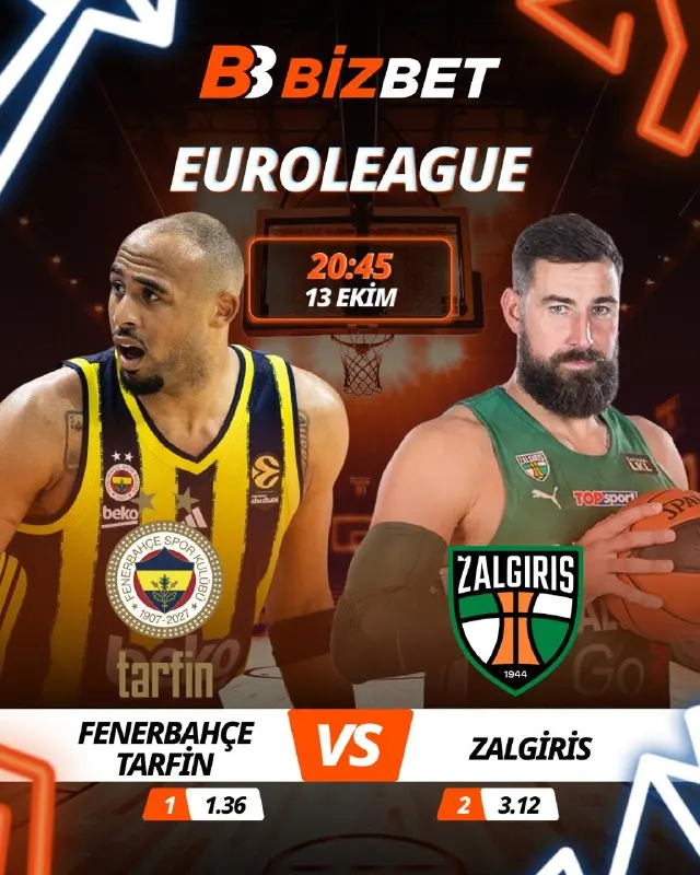 Bizbet Telegram: 🧡 EuroLeague’de bu gece: Kim nerede, kim yükselişte? 🏀 20:45 | Fenerbahçe…