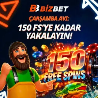 Bizbet Telegram: 🎣 Çarşamba Günü BizBet'te Balıkçı Günü! 150 Freespin'e Kadar Kazanın! 🐟 1️⃣ 500…