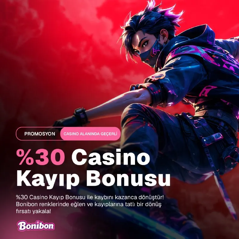 Bonibon Bahis Telegram: ⭐️ KAYBIN ARTIK KAZANCA DÖNÜŞÜYOR! 🔥 %30 Casino Kayıp Bonusu ile Kaybını da…