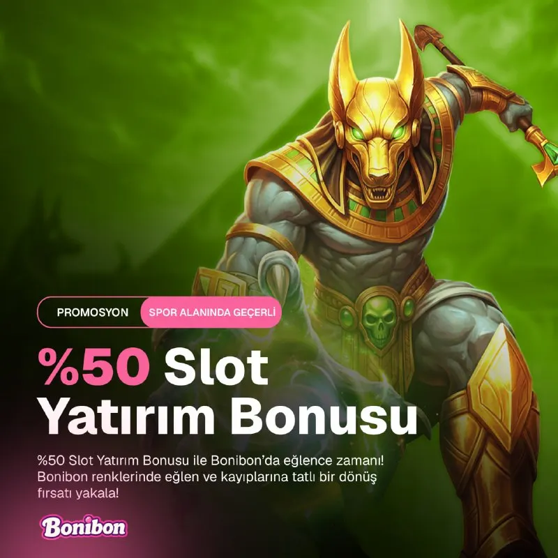 Bonibon Bahis Telegram: ⭐️ %50 SLOT YATIRIM BONUSU ⭐️Kazanmaya giden yolda, Bonibon tadında bonus!…