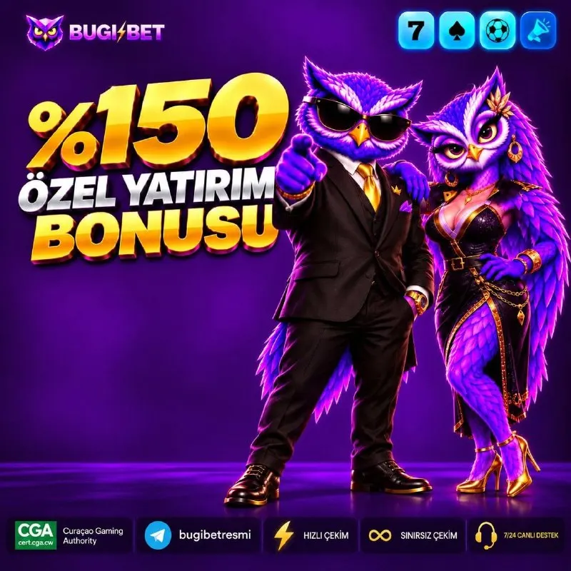 Bugibet Telegram: ⚡️ %150 ÖZEL YATIRIM BONUSU! ⚡️ 💰 2.000₺ YATIR → 3.000₺ BONUS AL! 🎁 Toplam…