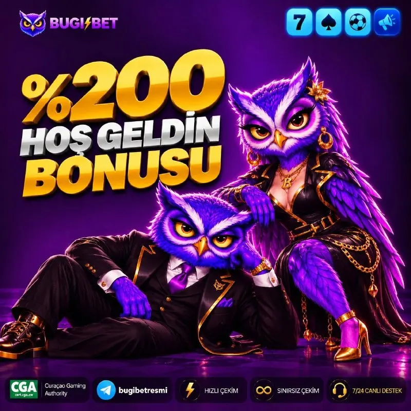 Bugibet Telegram: ✅ DEV %200 HOŞ GELDİN BONUSU AKTİF ✅ 💎 BugiBet Zarafetin ve Kazancın Buluştuğu…