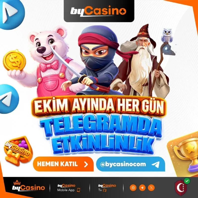 Bycasino Telegram: 🤑 Ninja Gaming ✅ Etkinlik Kodunu Kullan, 🎁 Tam 500 TL Değerinde Nakit Kazan! 🔒…