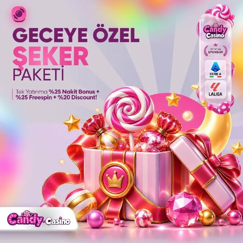 Candy Casino Telegram: 🌃 Geceye Özel Şeker Paketi! ✨ Özel bonus fırsatlarıyla heyecanı artır! 💎 %25…