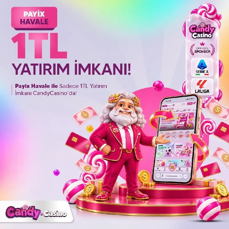 Candy Casino Telegram: ✅ HAVALE İLE1️⃣₺ YATIRIM İMKANİ CANDYCASİNO'DA! 🧾 Payix Havale yöntemiyle…