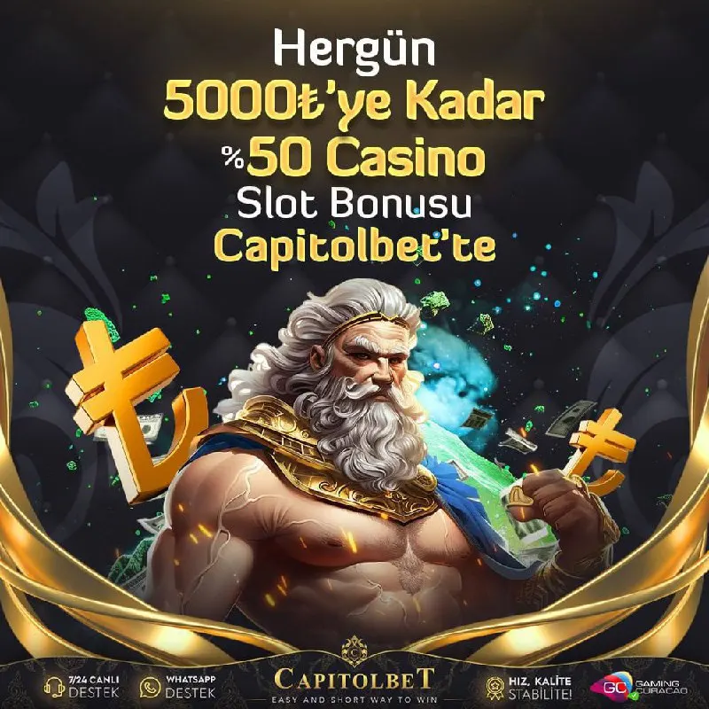 Capitolbet Telegram: ⚡️ Kazandıran Casino Bonusu #CapitolBet ‘te 🎰 ♣️ Her Gün Casino Ve Slot…