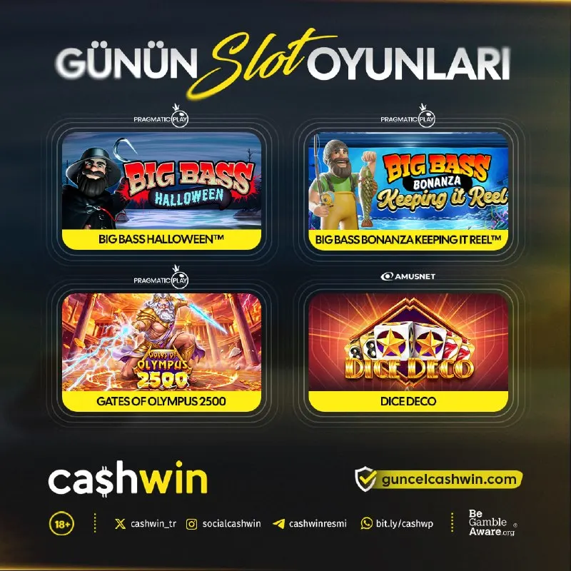 Cashwin Telegram: 🎰🎲🎯🎮🎠🎢🎡🏟 👑 Cashwin'de Eğlencenin Tadını Çıkar! 💥 🎆 En heyecan verici oyunlarla…