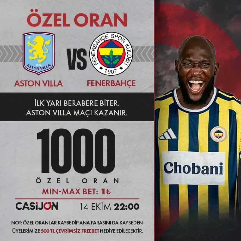 Casijon Telegram: 🔑 JON ÖZEL ORANA SON 🔢 SAAT ELİNİ ÇABUK TUT!! ➡️ İlk Yarı Berabere Biter. ➡️…