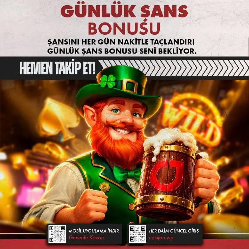 Casijon Telegram: 💸 CASİJON'DA GÜNLÜK ŞANS BONUSU! 🎁 Casijon'da her yeni günde 💸💸💸💸💸'ye kadar…