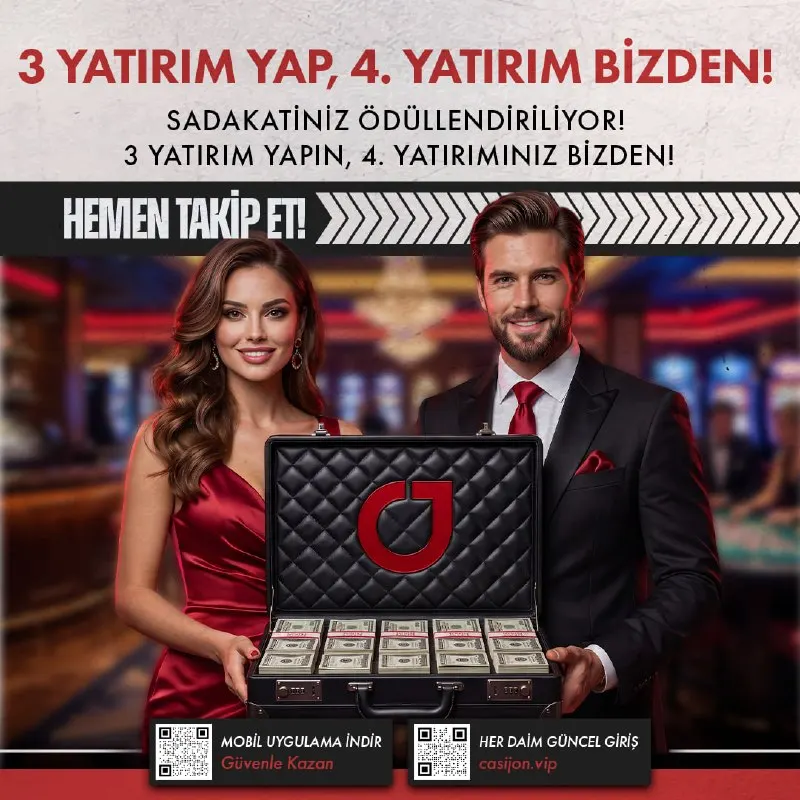 Casijon Telegram: 🔑 CASİJON'DA 3 YATIRIM YAP, 4. YATIRIM BİZDEN! 💸 Casijon'da 3 yatırımını…