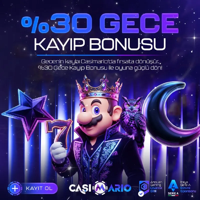 Casimario Telegram: 🫥🫥🫥🫥'da Gece Kuşlarına KAYBETMEK YOK! ⚽️ Casino Slot Alanında 🎰 🏆00:00-08:00…