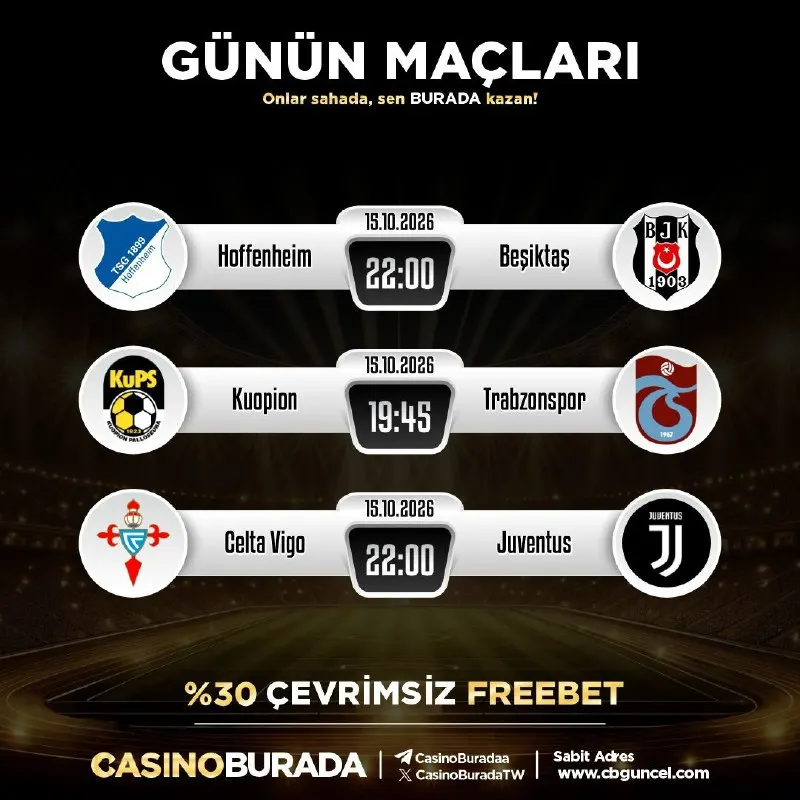 Casino Burada Telegram: 🔠🔠🔠🔠🔠 🔠🔠🔠🔠🔠🔠🔠❗️ ⚽️ Onlar sahada, sen BURADA kazan! ⚡️ Hoffenheim - Beşiktaş⚡️…