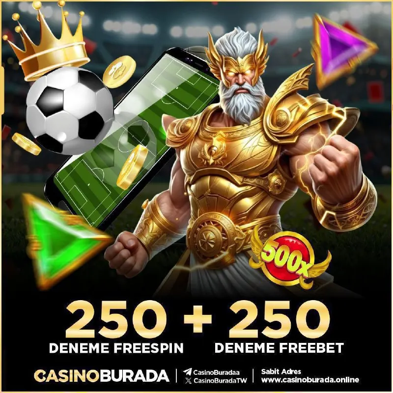 Casino Burada Telegram: ▶️2️⃣5️⃣0️⃣DENEME FREESPİN! & ▶️2️⃣5️⃣0️⃣DENEME FREEBET! 🔥Casino Burada'dan…