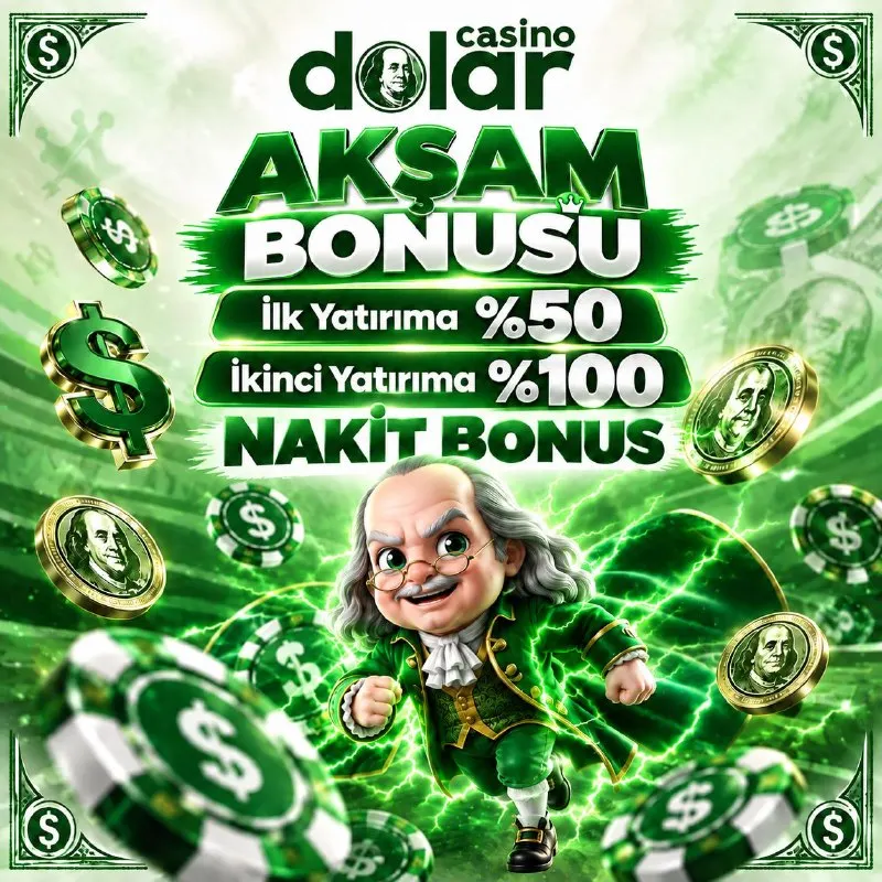 Casino Dolar Telegram: 🔥 CASINO DOLAR AKŞAM BONUSU 🔥 İlk yatırımına %50 NAKİT BONUS İkinci yatırımına…