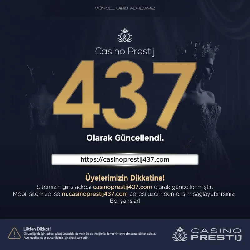 Casino Prestij Telegram: 📢 ÜYELERİMİZİN DİKKATİNE! 🌐 Sitemizin giriş adresi http://casinoprestij437.com…
