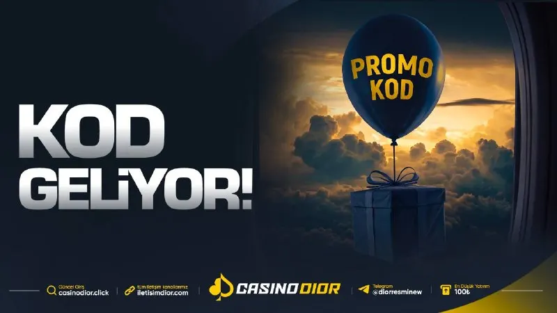 Casinodior Telegram: 💣 Casinodior | Promosyon Kodu ➡️ 100 FREESPIN ➡️ Yatırım Şartı: Yok ➡️ Çekim…
