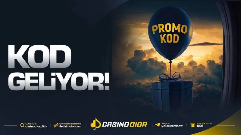 Casinodior Telegram: 💣 Casinodior | Promosyon Kodu ➡️ 100 FREESPIN ➡️ Yatırım Şartı: Yok ➡️ Çekim…
