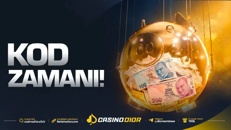 Casinodior Telegram: 💣 Casinodior | Promosyon Kodu KOD: DURMAKYOK27 🟡100 freespin tur sayısı!…