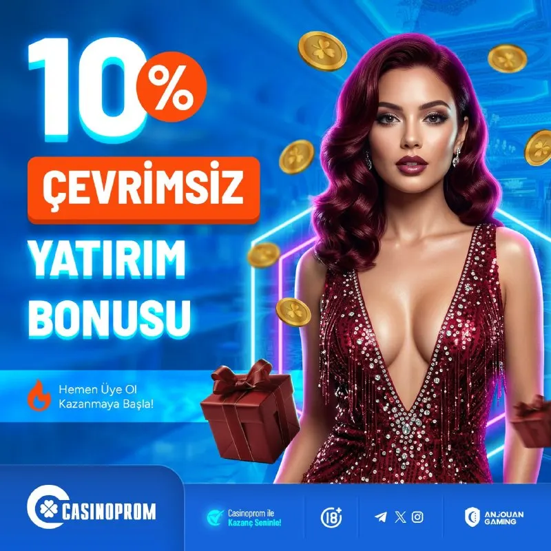 Casinoprom Telegram: 🔵🔵🔵🔵🔵🔵🔵 ⚡ %10 ÇEVRİMSİZ YATIRIM BONUSU ⚡ ⭐️ %10 Çevrimsiz Bonustan herhangi bir…