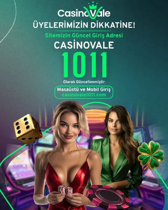 Casinovale Telegram: Giriş adresimiz güncellendi! www.casinovale1011.com Adresi üzerinden sitemize…