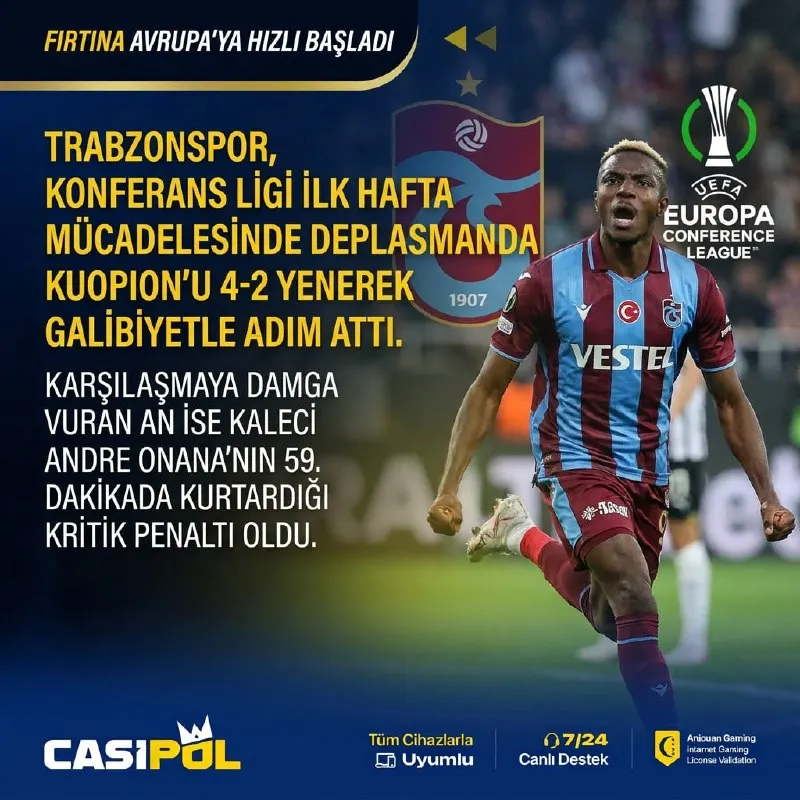 Casipol Telegram: 👑👑👑👑👑 👑 #Casipol Haber Hattı! 👑 📌 "FIRTINA AVRUPA'YA HIZLI BAŞLADI…