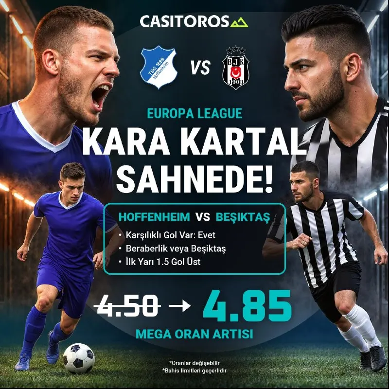 Casitoros Telegram: KARA KARTAL SAHNEDE! 🦅🔥 Hoffenheim vs Beşiktaş Beşiktaş mücadeleye hazır!…