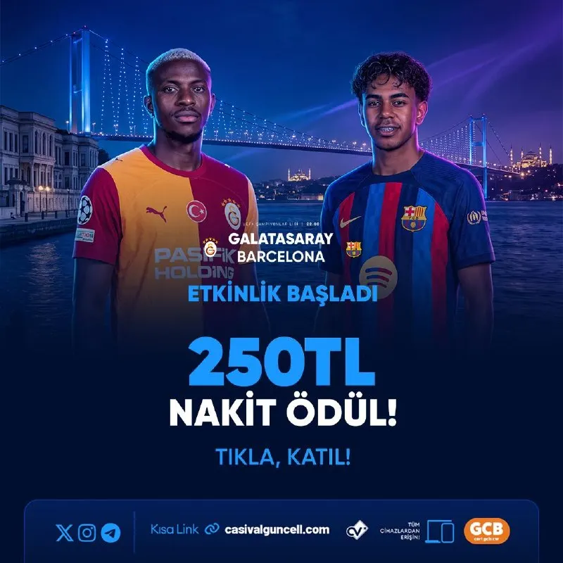 Casival Telegram: 🚫TAHMİN ETKİNLİĞİ BAŞLADI ! 🐝 Doğru Tahmin Et, 250 ₺ Nakiti Kap!